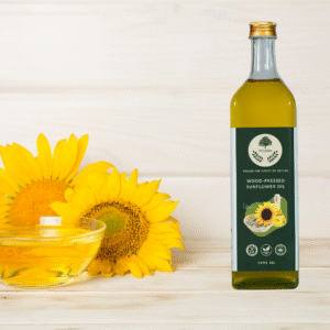 Wood-Pressed Sunflower Oil - 500 ml Plastic Bottle