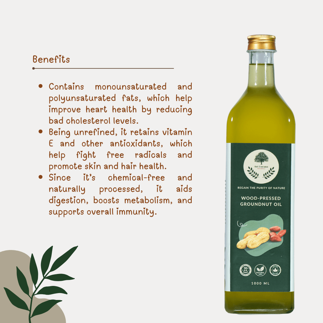 Wood-Pressed Groundnut Oil - Image 3