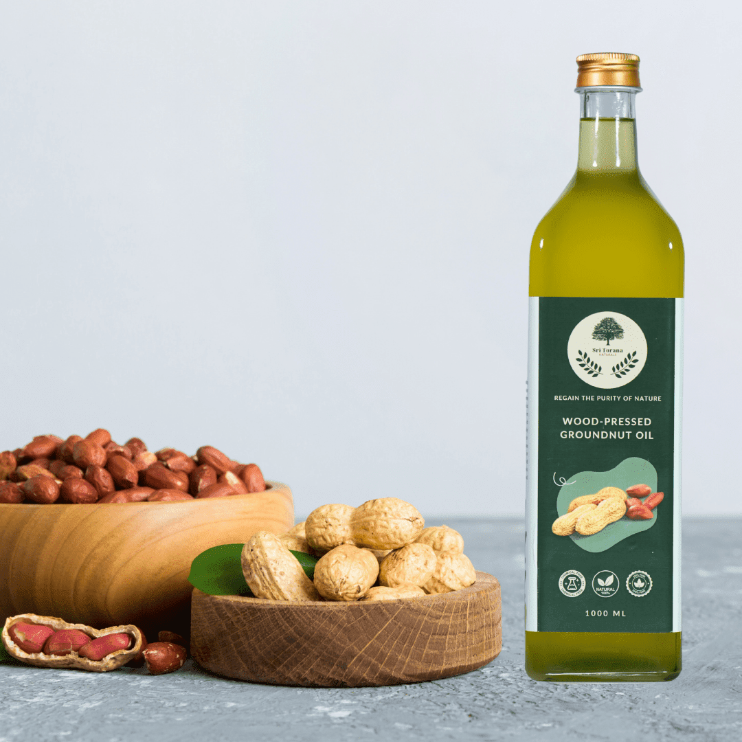 Wood-Pressed Groundnut Oil