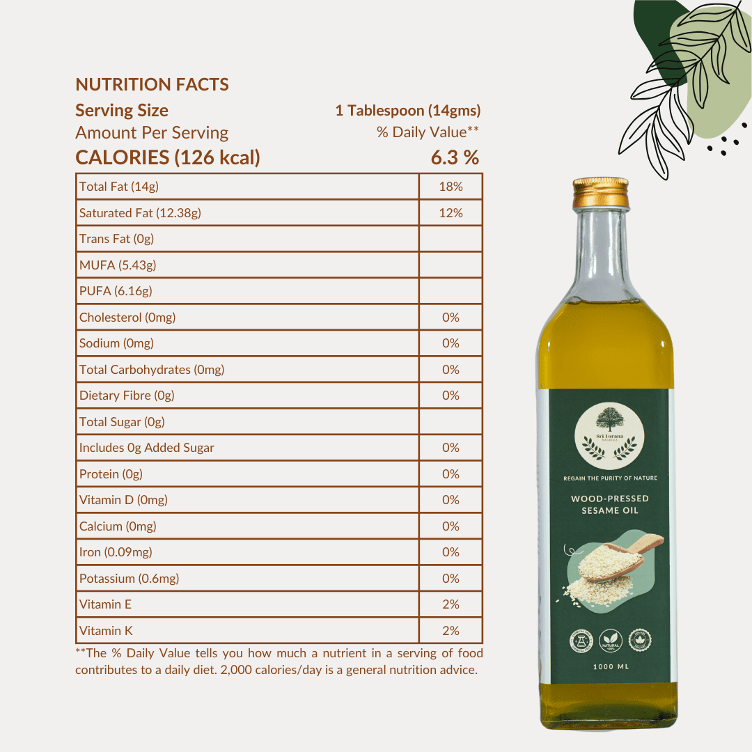 Wood-Pressed White Sesame Oil - Image 4