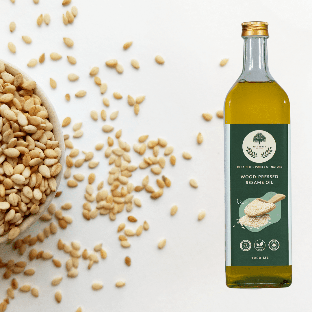 Wood-Pressed White Sesame Oil